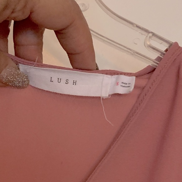 Mauve long sleeve flowing blouse - Picture 4 of 6